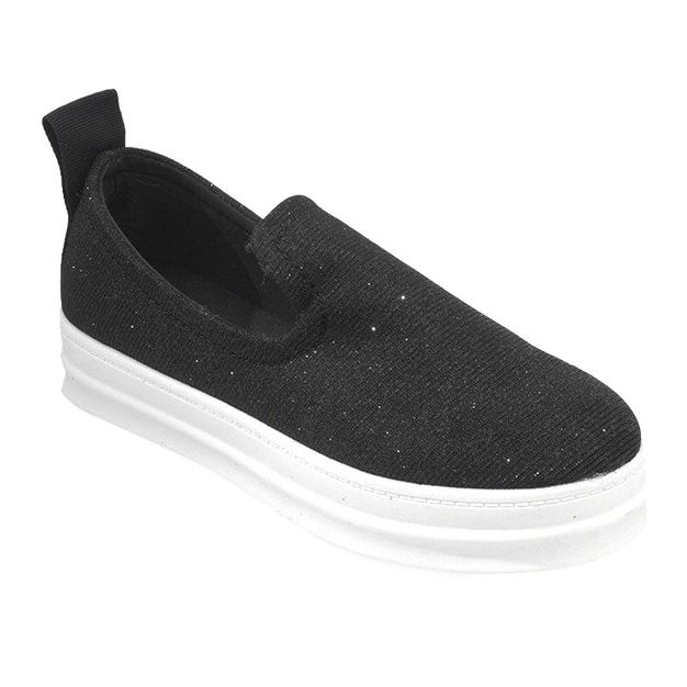 Love Slip On SK73 Black Slip-On Sneakers