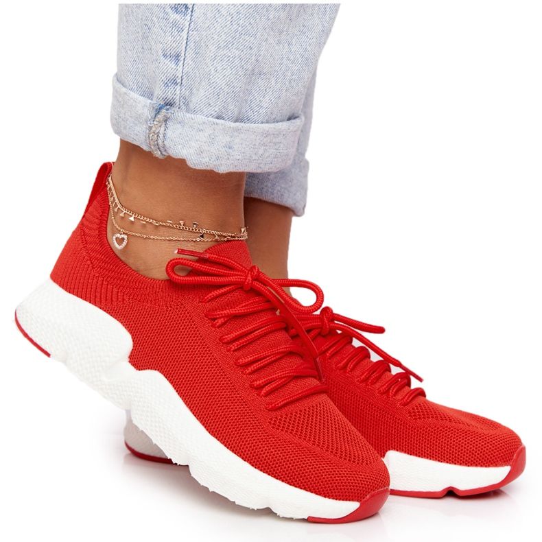 Women's Sport Shoes Slip-on Big Star DD274580 Red