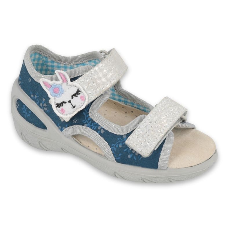 Befado children's shoes pu 065X154 navy blue grey multicolored