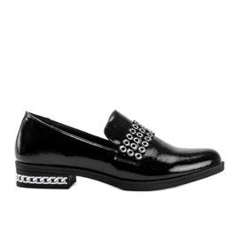 Jamie women's black lacquered shoes