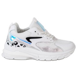 SHELOVET Comfortable Fashion Sneakers white SHELOVET Comfortable Fashion Sneakers white