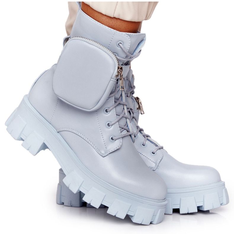 PS1 Platform Boots Workers Blue Saturday