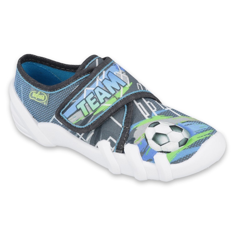 Befado children's shoes 273Y317 blue grey multicolored green