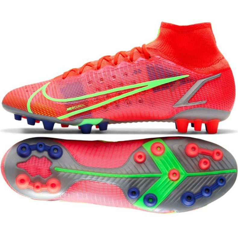 Nike Mercurial Superfly 8 Elite Ag M CV0956 600 football shoe red red Nike Mercurial Superfly 8 Elite Ag M CV0956 600 football shoe red red