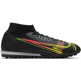Nike Mercurial Superfly 8 Academy Tf CV0953 090 soccer shoes black black Nike Mercurial Superfly 8 Academy Tf CV0953 090 soccer shoes black black