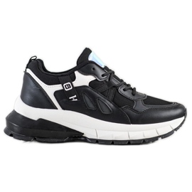 SHELOVET Sneakers On The Platform With Mesh black