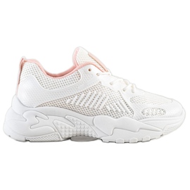 SHELOVET Spring White Sneakers pink SHELOVET Spring White Sneakers pink