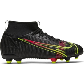 Nike Mercurial Superfly 8 Academy FG / MG Junior CV1127 090 soccer shoes black black Nike Mercurial Superfly 8 Academy FG / MG Junior CV1127 090 soccer shoes black black