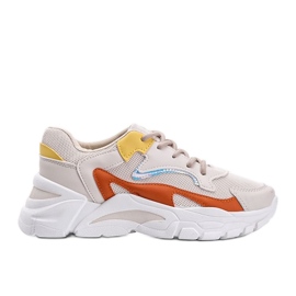 Lesly beige sports sneakers Lesly beige sports sneakers