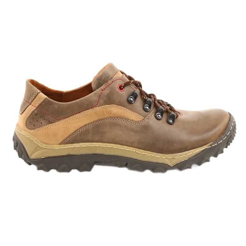 KENT Men's hiking shoes 268K brown beige