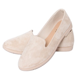 Ladies' beige lords JX77P Beige