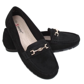 Black Women's black loafers GS12P Black Black Women's black loafers GS12P Black