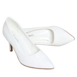 White women's high heels S-631 White