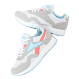 Multicolored sports shoes B0-517 Blue