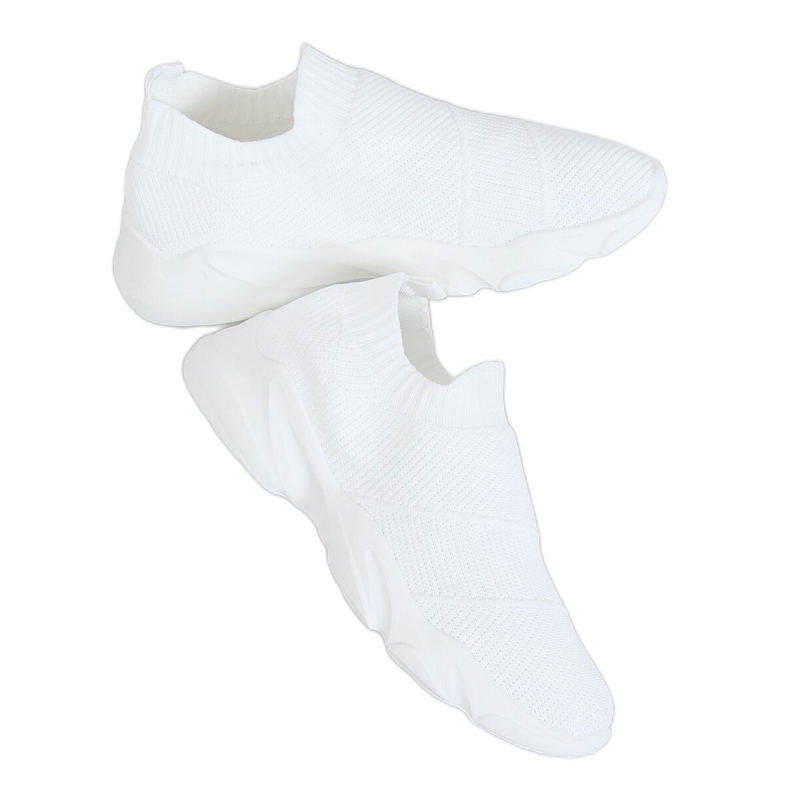 White NB399 White socks sports shoes