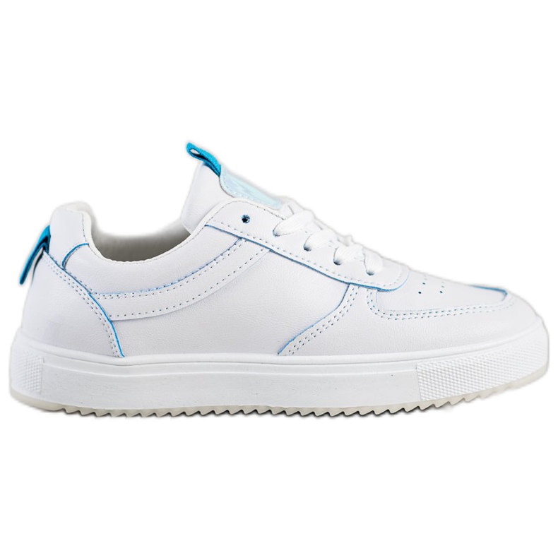 SHELOVET Sport shoes made of eco leather white SHELOVET Sport shoes made of eco leather white