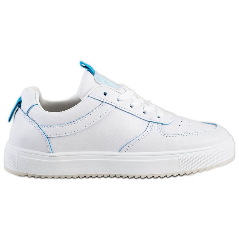 SHELOVET Sport shoes made of eco leather white