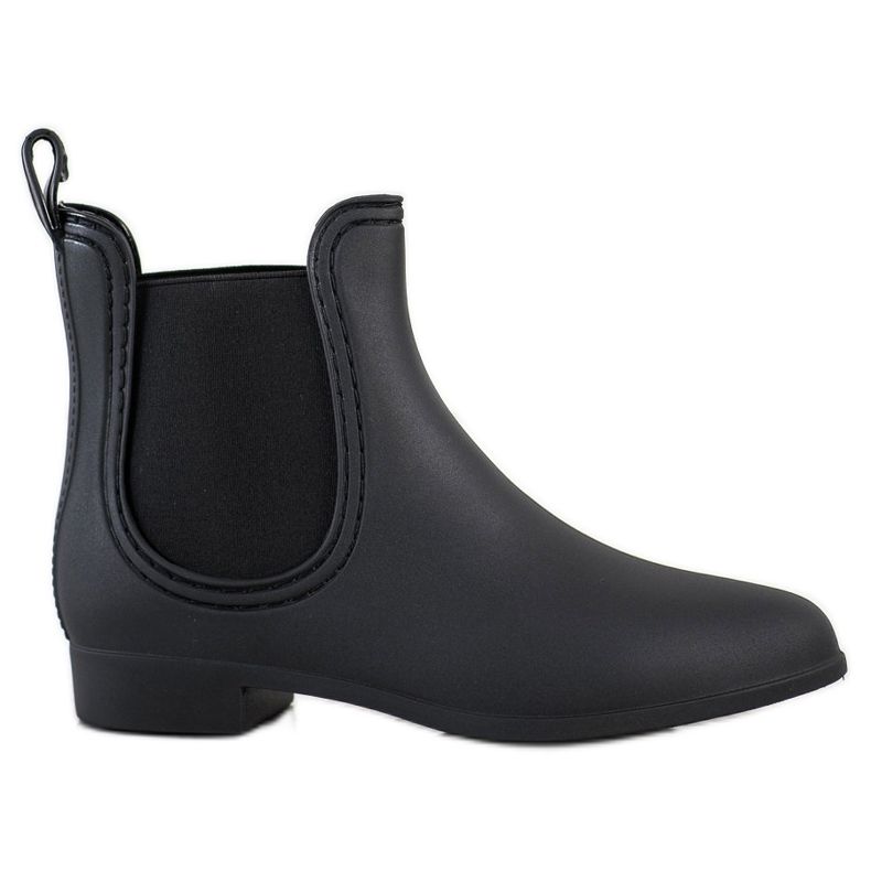 SHELOVET Matt galoshes black