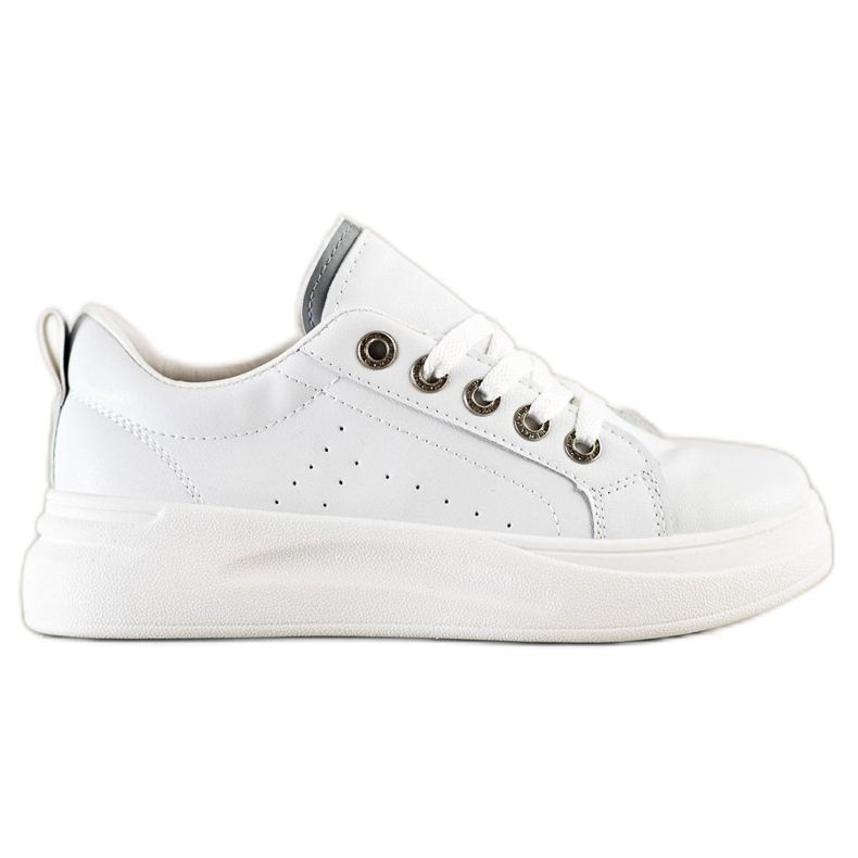 SHELOVET Fashionable Sneakers On The Platform white