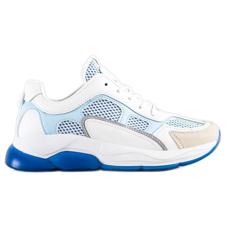 Via Giulia  Sneakers With Glitter Fashion white blue