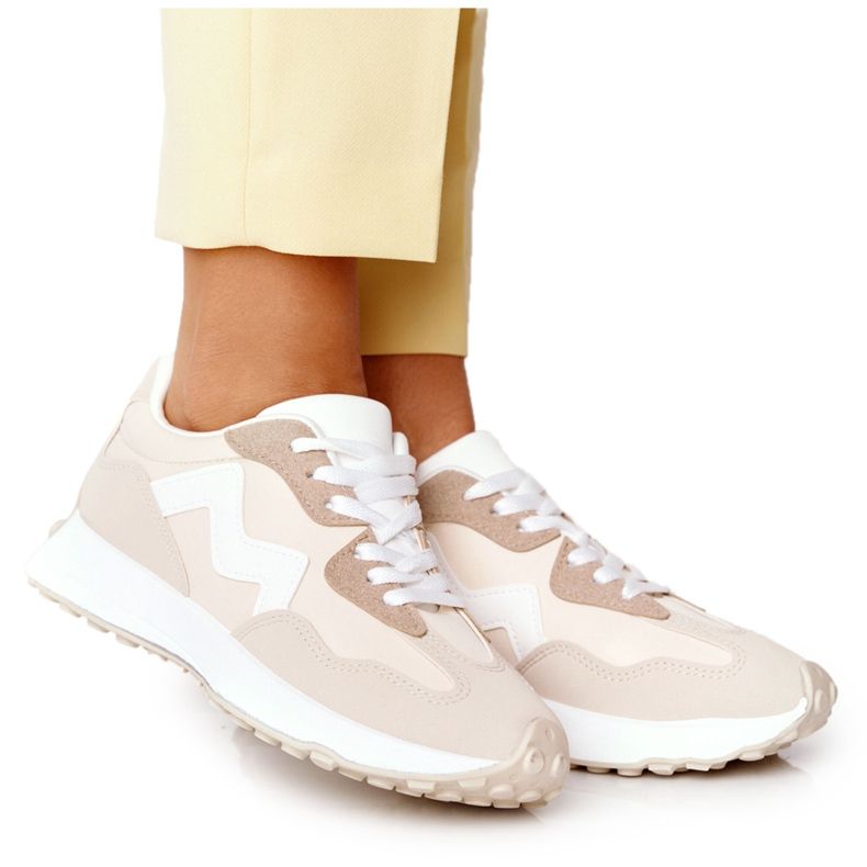 PS1 Women's sports shoes Sneakers Beige Move On
