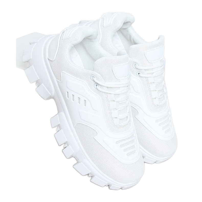 White LA155P White sports shoes