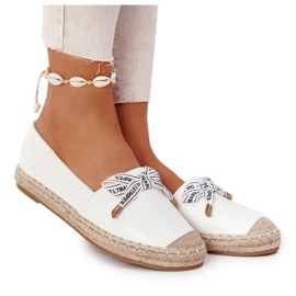 S.Barski Espadrilles On Straw Sole S. Bararski White