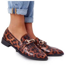 S.Barski Elegant Women's Loafers S. Barski Leopard brown S.Barski Elegant Women's Loafers S. Barski Leopard brown