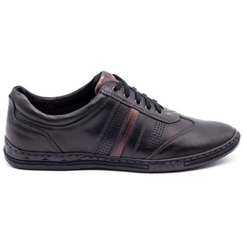 Joker Black men's leather shoes 521