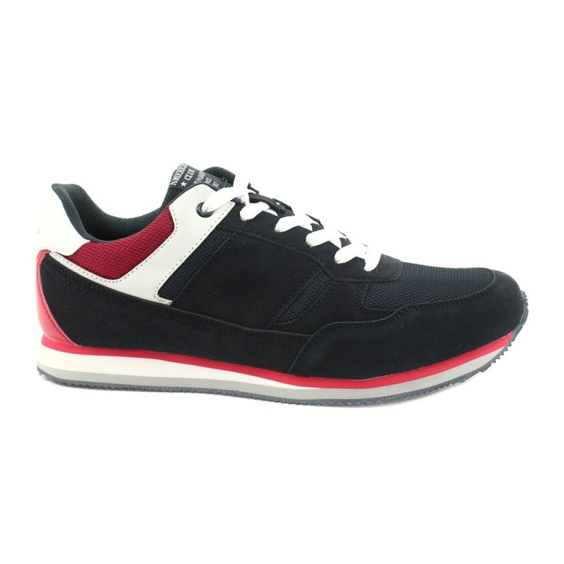 American Club FH12 lightweight sneakers white red navy blue