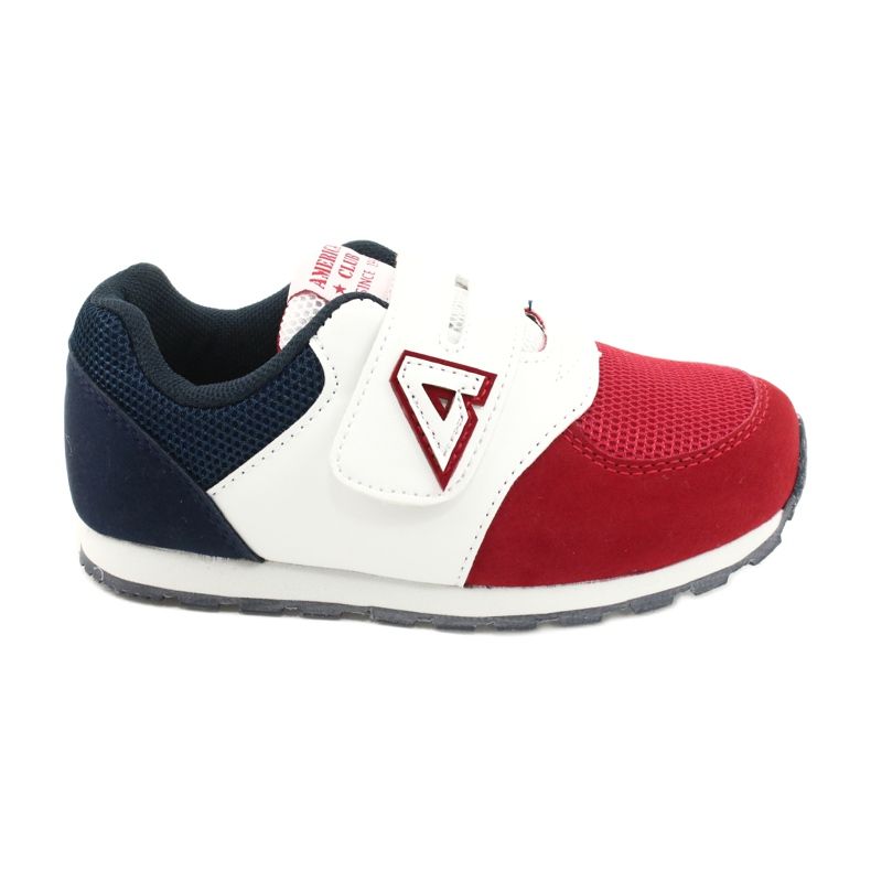 American Club Children's sports shoes leather insert BS01 BS02 Red multicolored