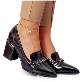 Elegant Pumps On A Bar S.Barski Premium Black