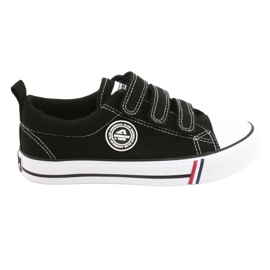 Black Velcro sneakers American Club LH31 / 22 Black Velcro sneakers American Club LH31 / 22