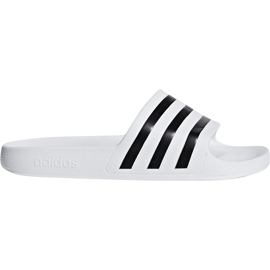 Adidas Adilette Aqua white slippers F35539 ['white black']