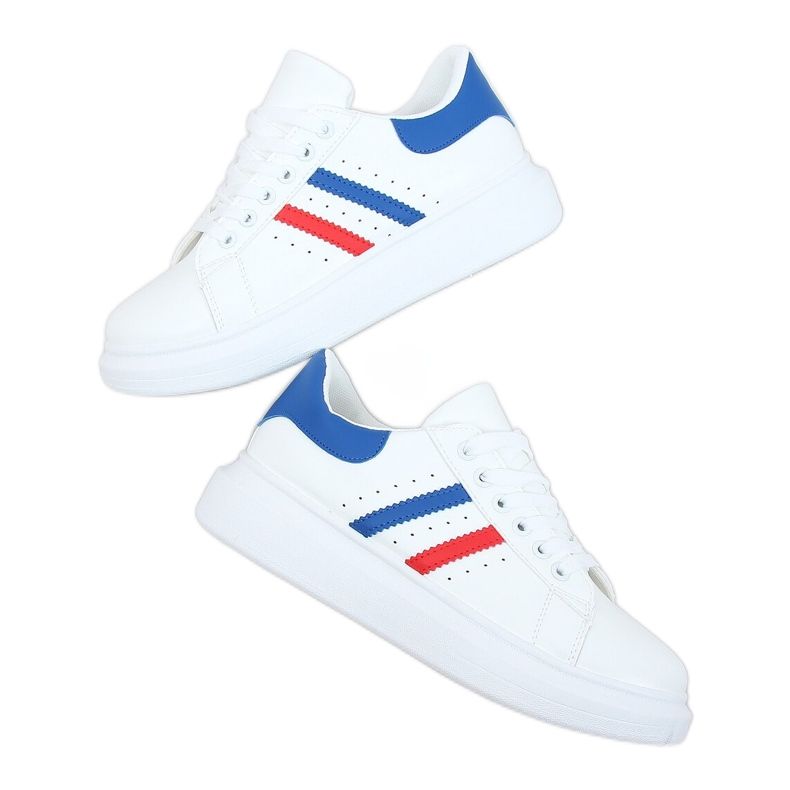 White women's sneakers VL139P Blue White women's sneakers VL139P Blue