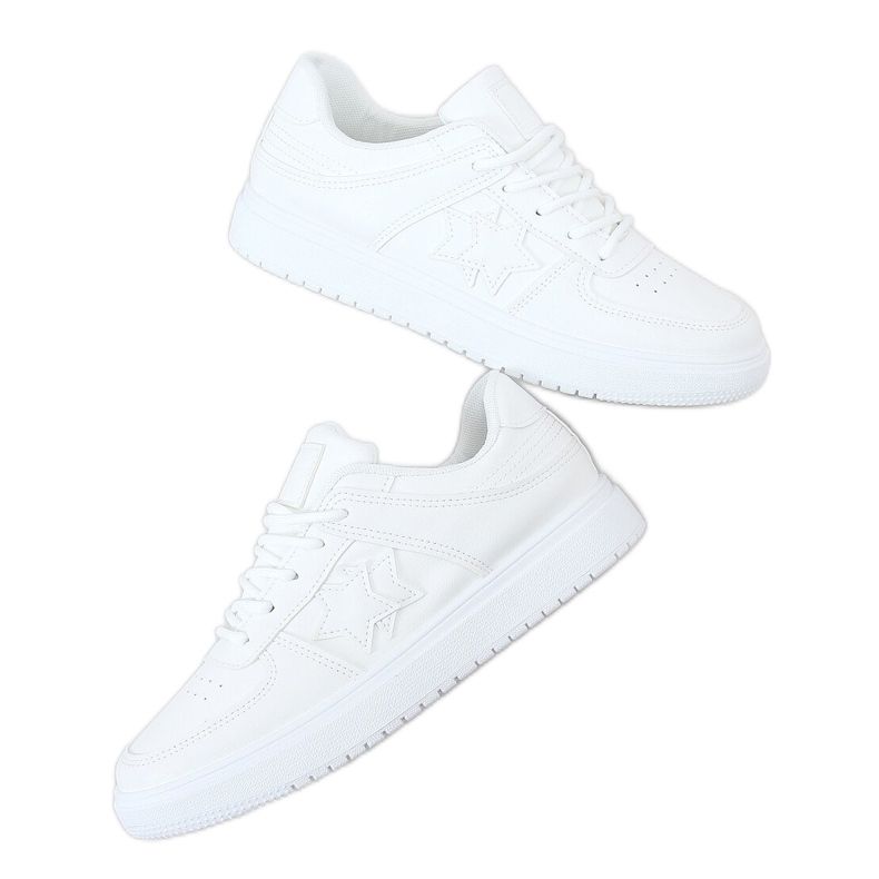 White women's sneakers BL229P White