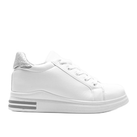 Katherine's white sneakers