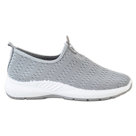 SHELOVET Light Slip-On Sneakers grey SHELOVET Light Slip-On Sneakers grey