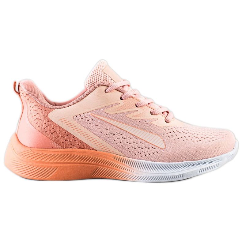 Bona Openwork Sneakers For Spring orange pink