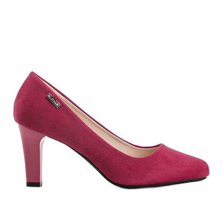 Pink pumps on a Calista stiletto heel