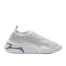 Eva white slip-on sports shoes
