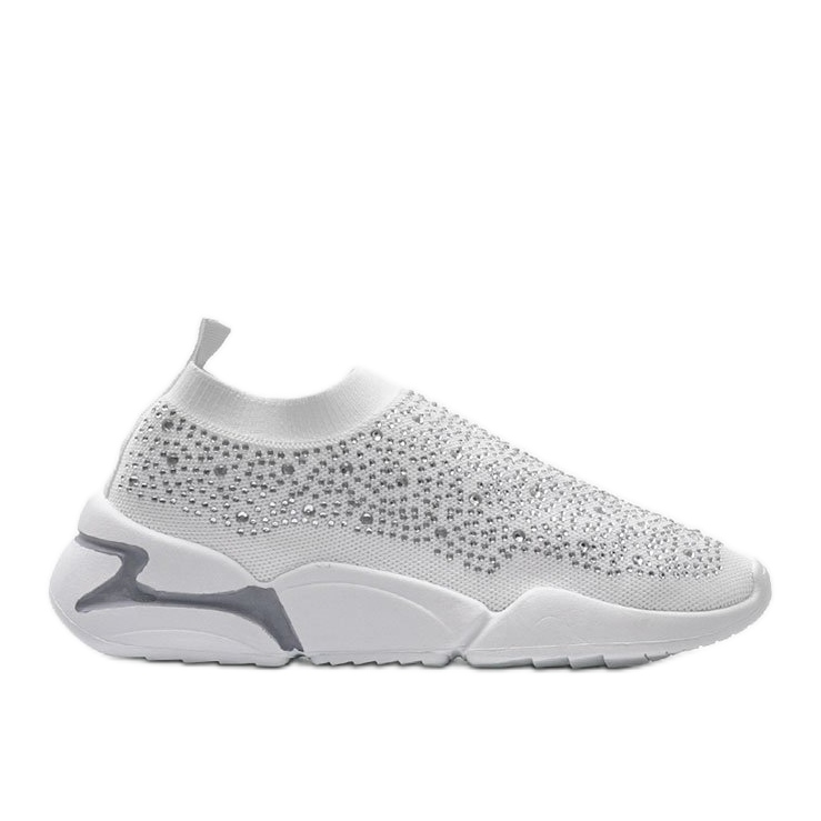 Eva white slip-on sports shoes