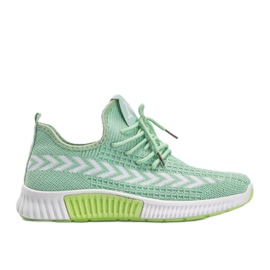 Kaylee green slip-on sneakers