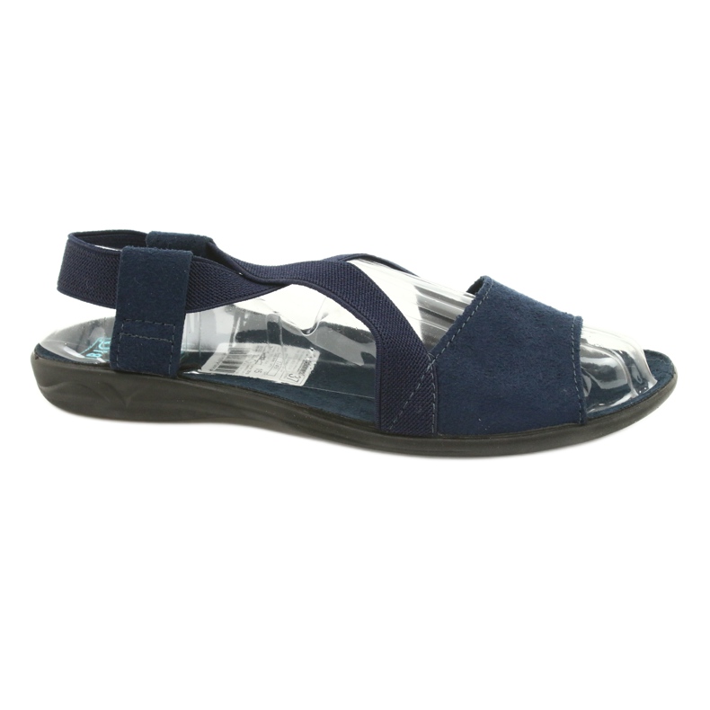 Adanex women's sandals Navy blue