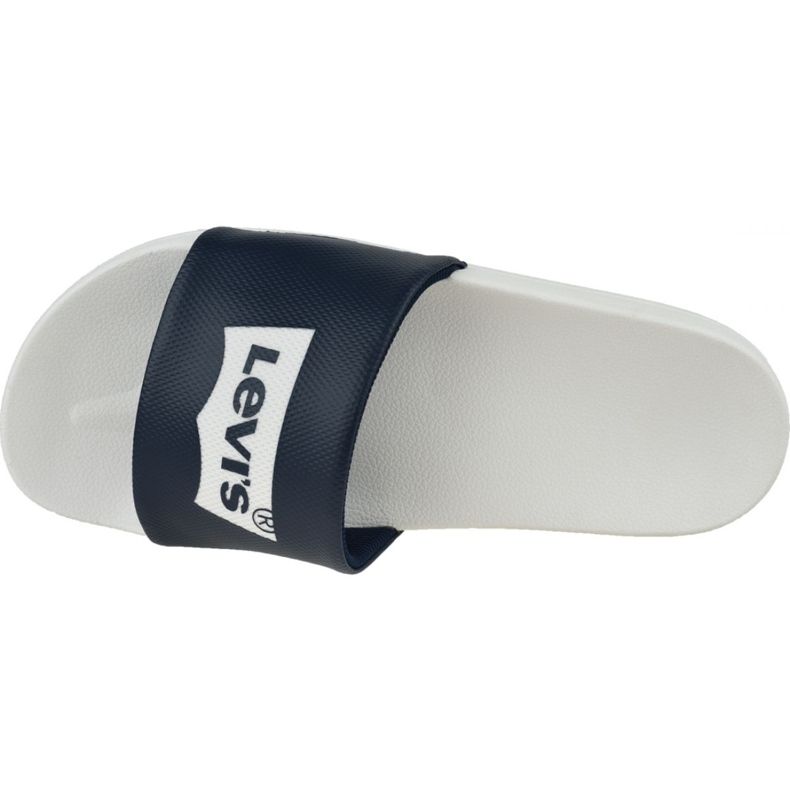 Levi's Batwing Slide Sandal 228998-756-51 white navy blue