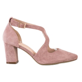 Elegant Sergio Leone pumps pink