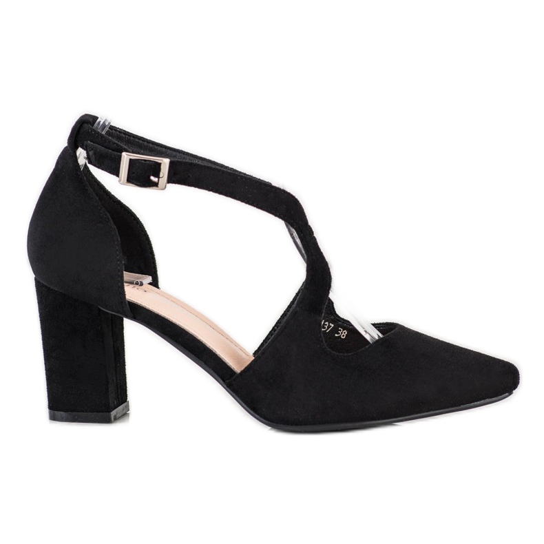 Elegant Sergio Leone pumps black
