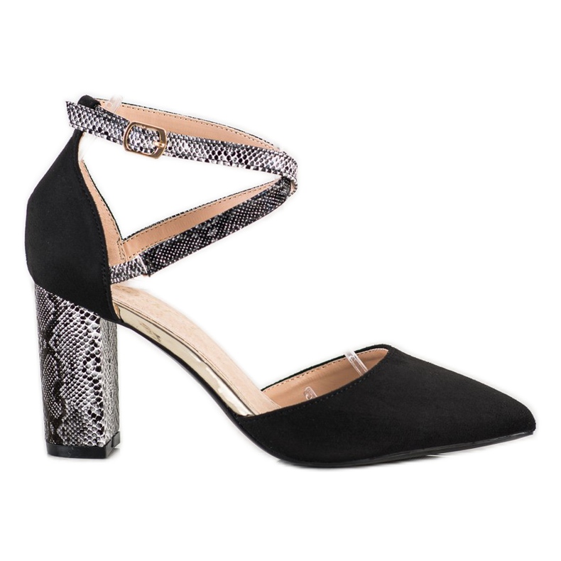 S. BARSKI Stylish Pumps On A Pillar black
