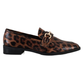 S. BARSKI Elegant Moccasins In Spitz brown