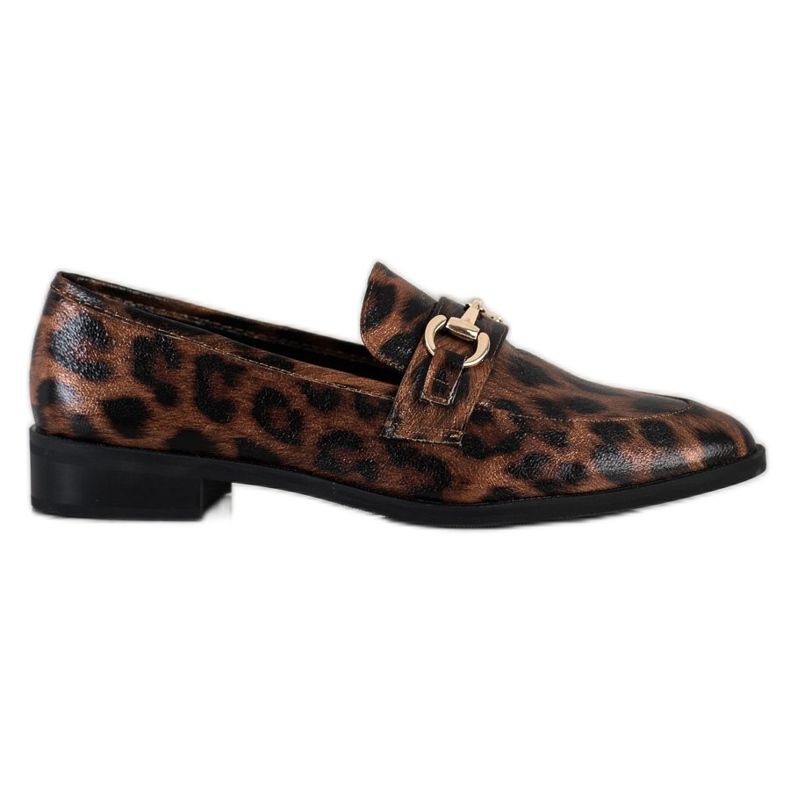 S. BARSKI Elegant Moccasins In Spitz brown